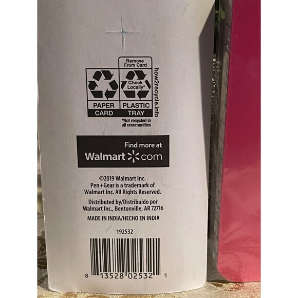 Pen+Gear Black Retractable Gel Pens 2-Pack & Mini Composition Books 3-Pack Assor - Picture 6 of 7